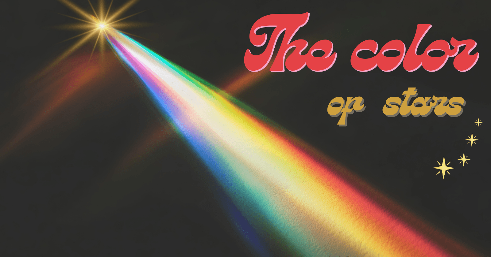 Decoding the colors of stars